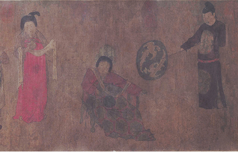 唐 周昉 被誉为“唐代仕女画第一”的配图-墨韵书香