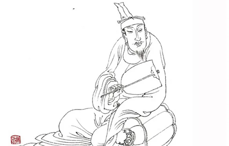 唐 周昉 被誉为“唐代仕女画第一”的配图-墨韵书香