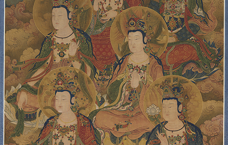 《等觉位十地菩萨像》 明代宫廷水陆画 美国克利夫兰美术馆