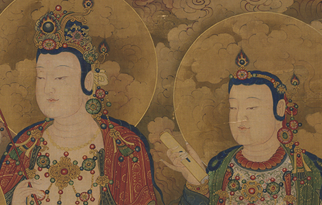 《等觉位十地菩萨像》 明代宫廷水陆画 美国克利夫兰美术馆