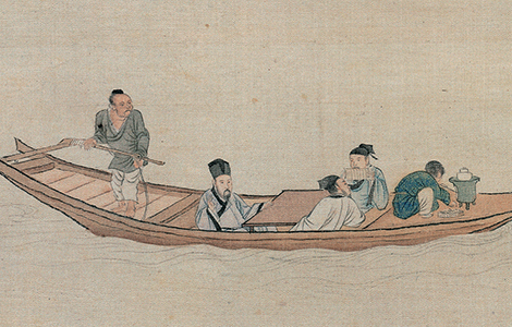 明仇英《赤壁图卷》赏析