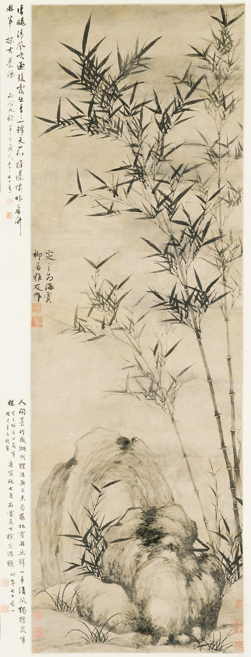 元代画家笔下的“四君子”之一:竹 元代画家笔下的“四君子”之一:竹