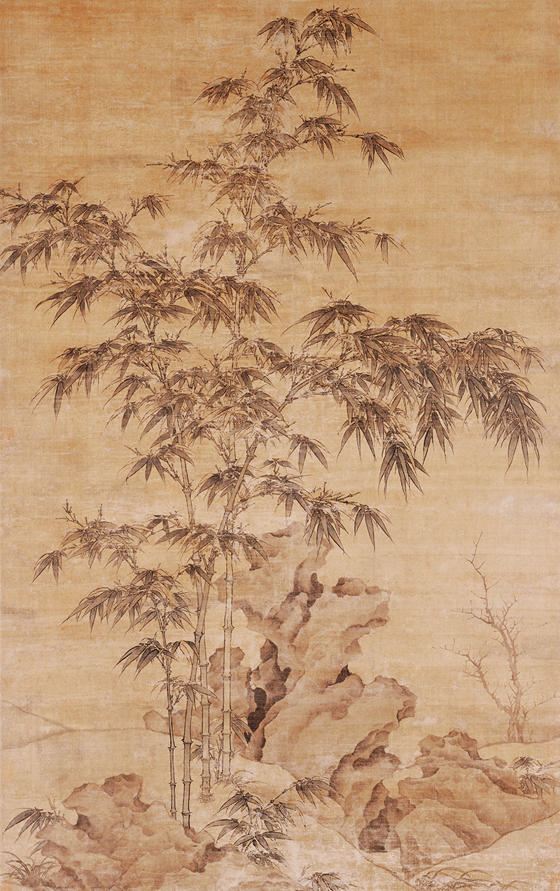 元代画家笔下的“四君子”之一:竹 元代画家笔下的“四君子”之一:竹