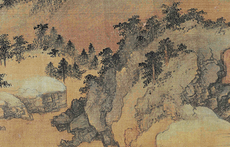 元 商琦 春山图卷绢本 39.6X217 元 商琦 春山图卷绢本 39.6X217