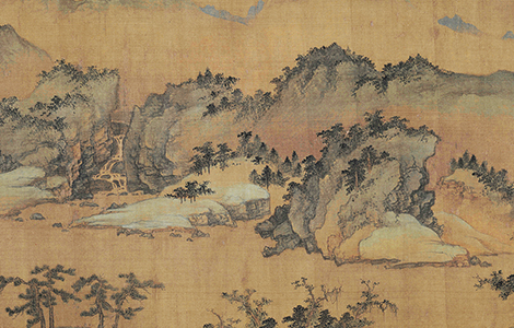 元 商琦 春山图卷绢本 39.6X217 元 商琦 春山图卷绢本 39.6X217