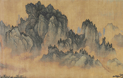 元 商琦 春山图卷绢本 39.6X217 元 商琦 春山图卷绢本 39.6X217