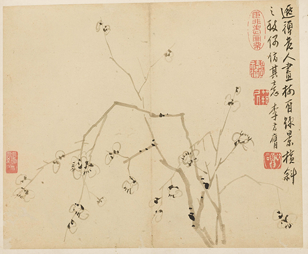 历代画家笔下的“四君子”之一——梅 历代画家笔下的“四君子”之一——梅