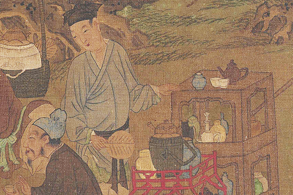 五代南唐 李昪 货郎图页24x59故宫博物院 五代南唐 李昪 货郎图页24x59故宫博物院