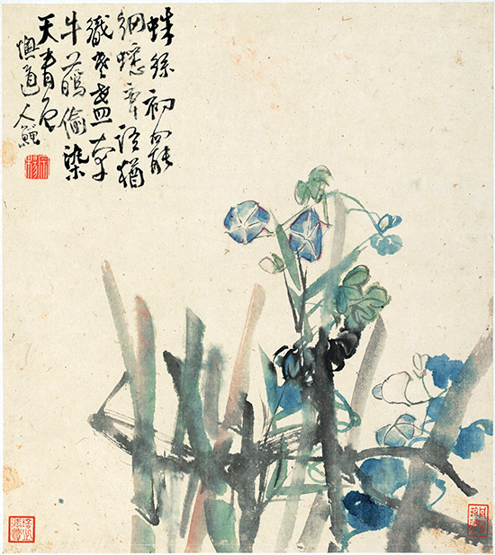 清 李鱓 花卉十二开 李复堂