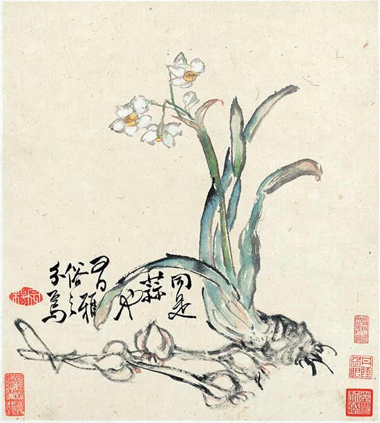 清 李鱓 花卉十二开 李复堂