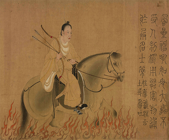 宋 张僧繇 五星二十八宿神形图卷 (宋摹本)绢本27.5x489.7 故宫博物院藏