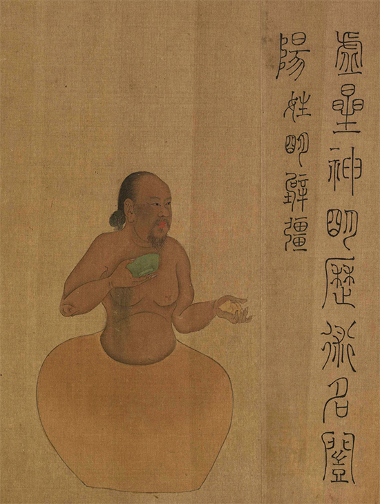 宋 张僧繇 五星二十八宿神形图卷 (宋摹本)绢本27.5x489.7 故宫博物院藏