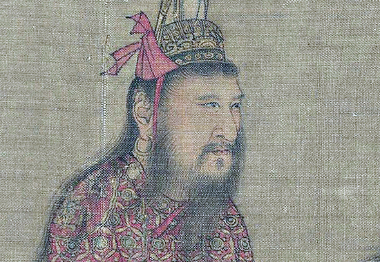 北宋 李赞华 番騎图全卷 绢27.4x127