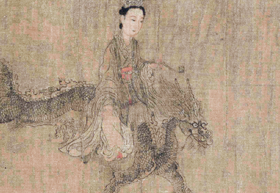 五代 阮郜 阆苑女仙图卷(全卷)绢本42.7X191.38