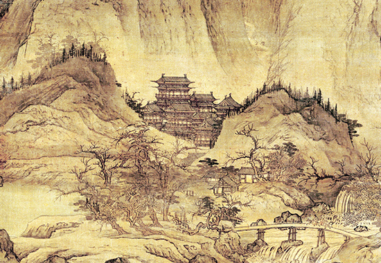 蓝瑛 明末清初山水画家 开创的 “武林派” “后浙派”