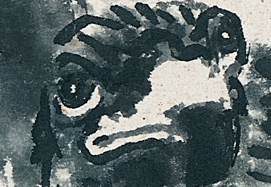 近现代 徐悲鸿 雄鹰 纸本29.5x85.4