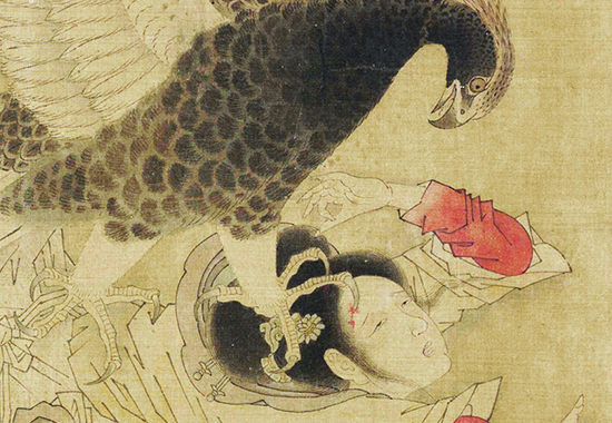 宋 佚名 二郎神搜山图卷 绢本53x561北京故宫