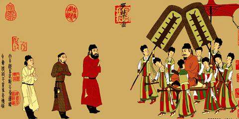《步辇图》的唐蕃联姻故事和千年画卷中的文化交响 《步辇图》的唐蕃联姻故事和千年画卷中的文化交响