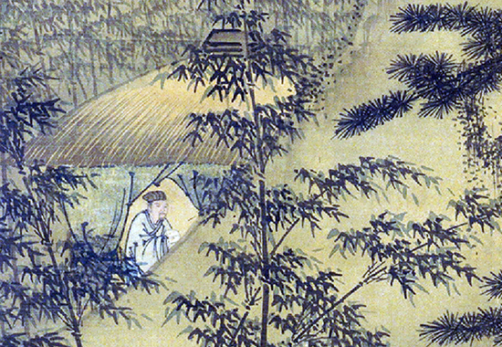 明 戴进 三顾草庐图 54x33 明代 “浙派” 山水画创始人之一
