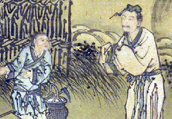 明 戴进 三顾草庐图 54x33 明代 “浙派” 山水画创始人之一