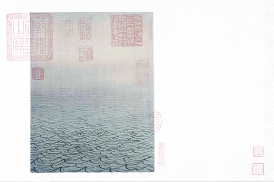 南宋 马远 水图卷(全卷)绢本 画史上以 “马一角” 闻名