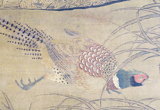 南宋 李迪 枫鹰稚鸡图轴 宋代院体花鸟画的巨构杰作