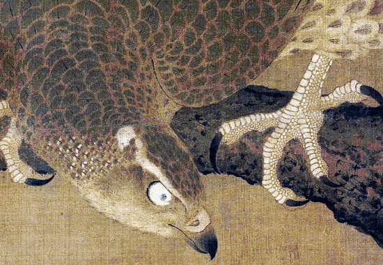 南宋 李迪 枫鹰稚鸡图轴 宋代院体花鸟画的巨构杰作