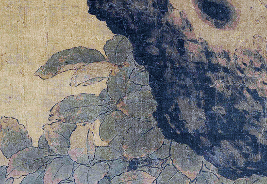 南宋 李迪 枫鹰稚鸡图轴 宋代院体花鸟画的巨构杰作