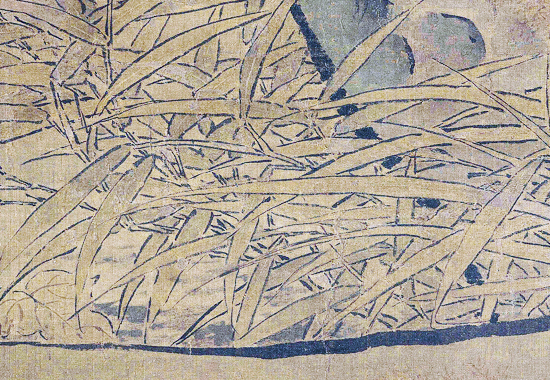 南宋 李迪 枫鹰稚鸡图轴 宋代院体花鸟画的巨构杰作