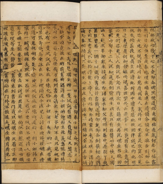 清代禁毁小说《五凤吟》雲陽嗤嗤道人編著 蘇潭道人鑒定 清刻本