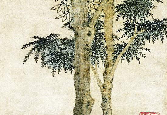 元|赵雍《挟弹游骑图》元代贵族的生活风貌