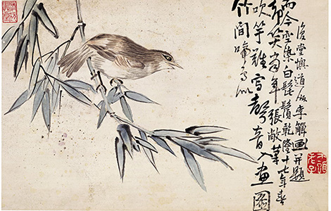 清 李鱓 花鸟十二开 纸本 李复堂