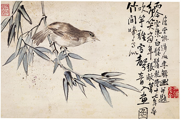 清 李鱓 花鸟十二开 纸本 李复堂