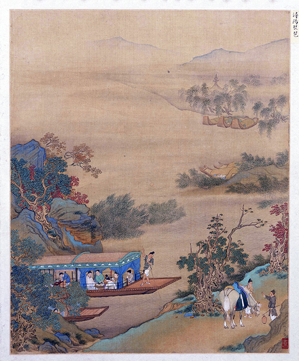 明 仇英 《人物故事图》10张 历史故事、寓言传说、文人轶事和诗文寓意 历代国画 第9张-墨韵书香 明 仇英 《人物故事图》10张 历史故事、寓言传说、文人轶事和诗文寓意