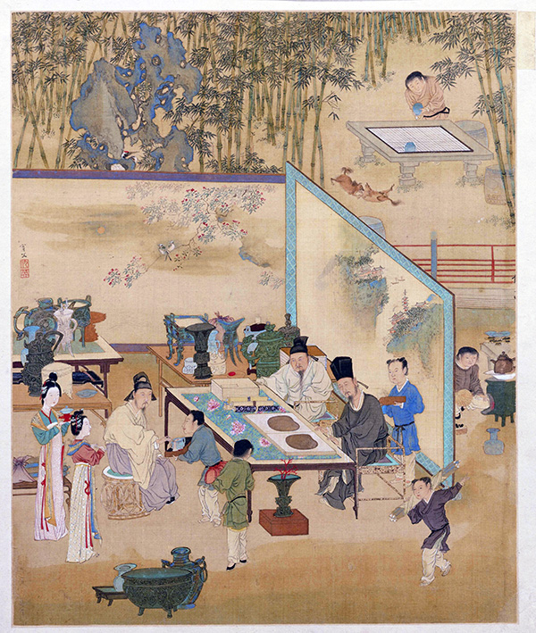 明 仇英 《人物故事图》10张 历史故事、寓言传说、文人轶事和诗文寓意 历代国画 第10张-墨韵书香 明 仇英 《人物故事图》10张 历史故事、寓言传说、文人轶事和诗文寓意