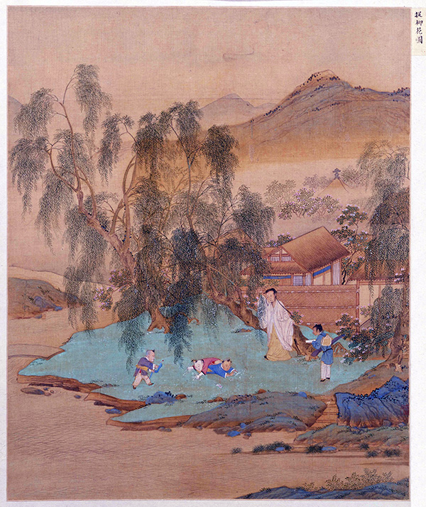 明 仇英 《人物故事图》10张 历史故事、寓言传说、文人轶事和诗文寓意 历代国画 第11张-墨韵书香 明 仇英 《人物故事图》10张 历史故事、寓言传说、文人轶事和诗文寓意