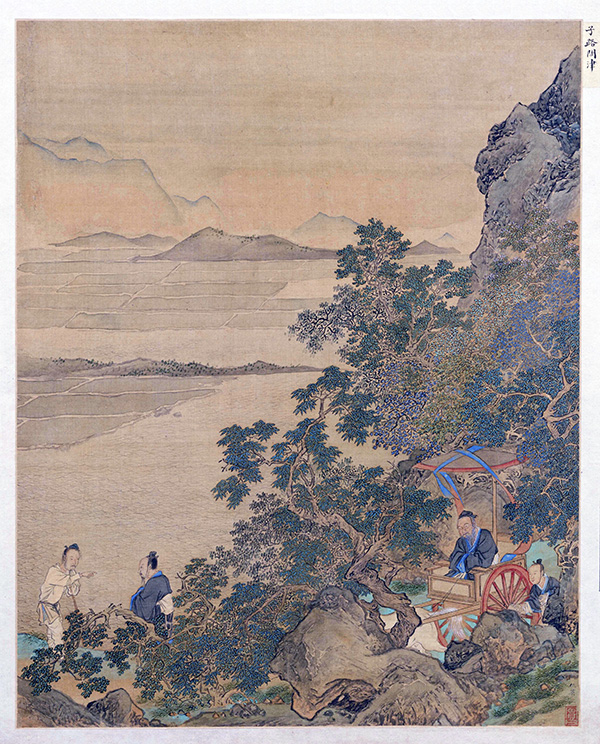 明 仇英 《人物故事图》10张 历史故事、寓言传说、文人轶事和诗文寓意 历代国画 第12张-墨韵书香 明 仇英 《人物故事图》10张 历史故事、寓言传说、文人轶事和诗文寓意