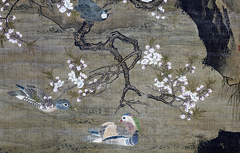 明 吕纪 四季花鸟图-春 明代花鸟画第一家