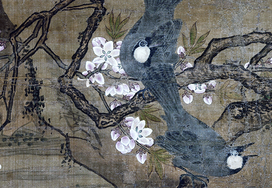 明 吕纪 四季花鸟图-春 明代花鸟画第一家