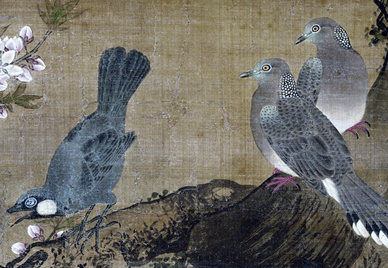 明 吕纪 四季花鸟图-春 明代花鸟画第一家