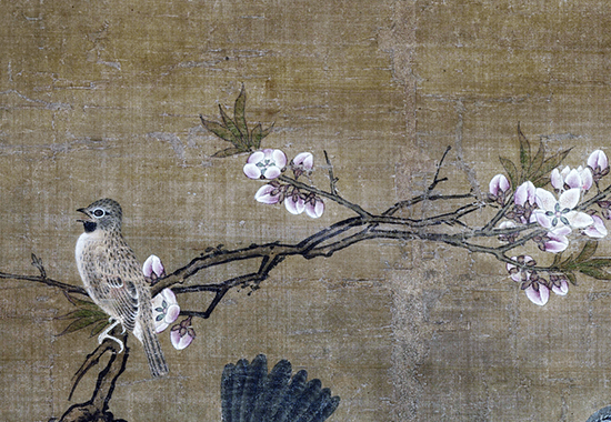 明 吕纪 四季花鸟图-春 明代花鸟画第一家