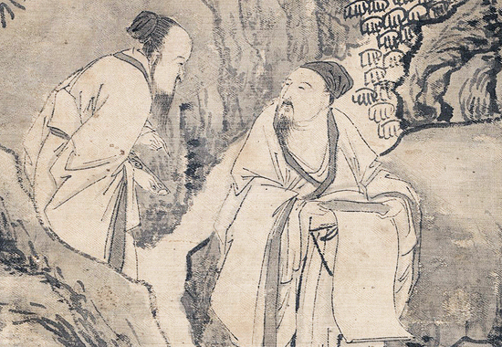 明 钱贡 《兰亭诗序图卷》 兰亭雅集场景的再现