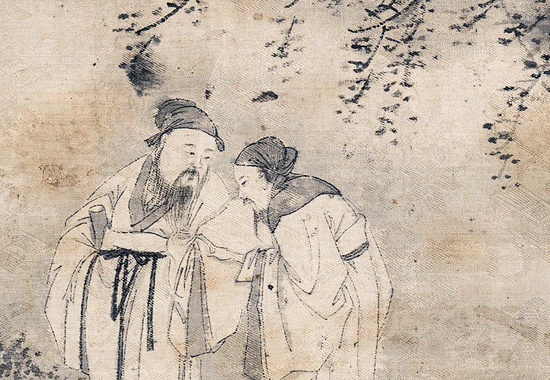明 钱贡 《兰亭诗序图卷》 兰亭雅集场景的再现