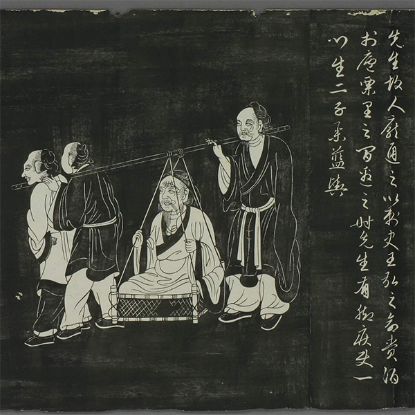 元|赵孟頫《陶渊明像传》连环画形式记载陶渊明弃官归田后的生活镜头 元|赵孟頫《陶渊明像传》连环画形式记载陶渊明弃官归田后的生活镜头