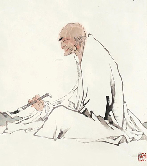 唐代草书大师怀素 人称 “颠张狂素” 狂草著称于世