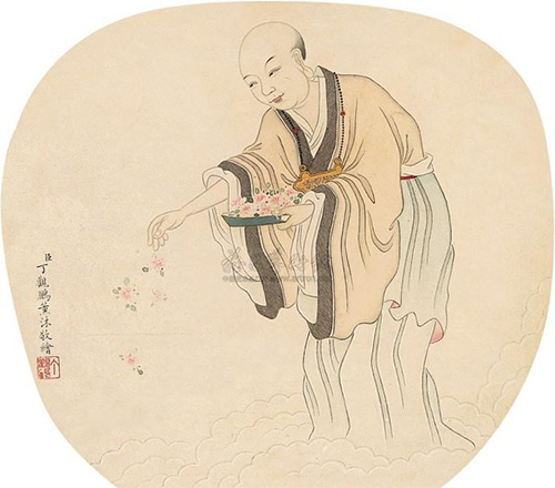 清 丁观鹏：宫廷画坛的璀璨之星 乾隆御用画家 与郎世宁齐名