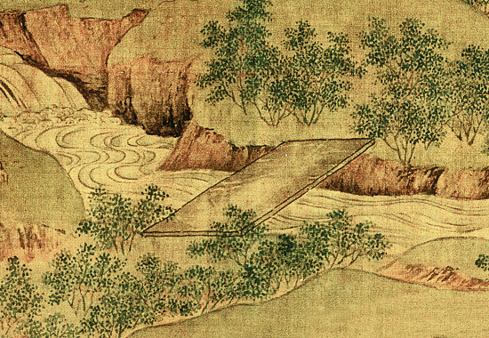 北宋 赵令穰 《陶潜赏菊图》陶渊明归隐生活 董其昌、詹同、蔡哲、中山居士、张羽、苏伯衡题跋