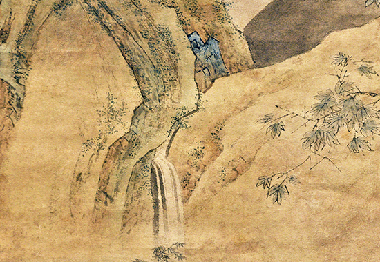 明 仇英 《梧竹书堂图》心灵的宁静与沉思