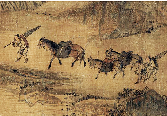 南宋 马远《春雨富士图卷》打破传统山水构图方式 “马一角”