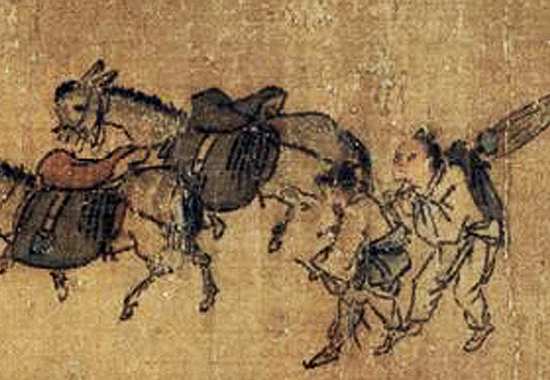 南宋 马远《春雨富士图卷》打破传统山水构图方式 “马一角”